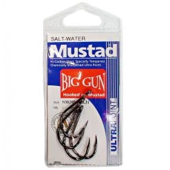 Mustad Hooks Mustad Big Gun Heavy Duty Fishing Hooks Single Packet