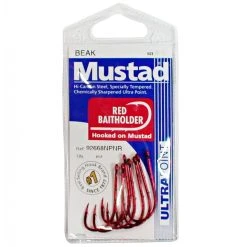 Mustad Hooks Mustad Bait Holder Fishing Hooks Single Packet