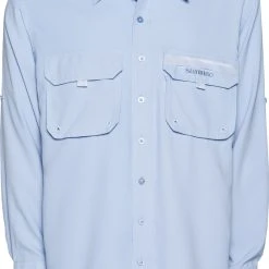 Shimano Vented Shirt Blue Skyway Fishing Shirt Long Sleeve