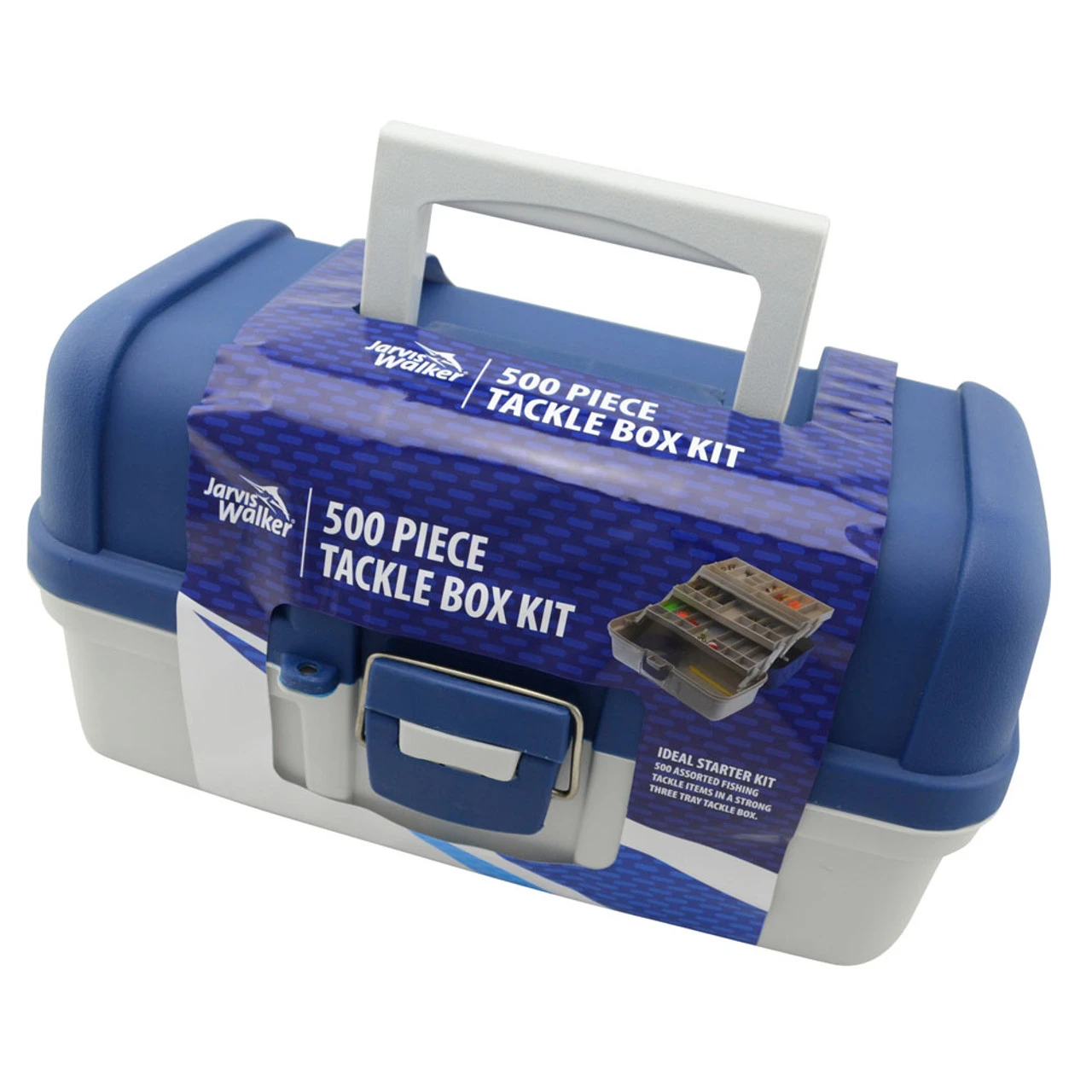 500 Piece Fishing Tackle Box Kit Jarvis Walker 4 500 Piece Fishing Tackle Box Kit Jarvis Walker - Image 2