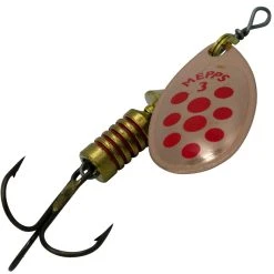Mepps Aglia Decorees Trout Spinners -Shimano shop mepps aglia lure copper red dots 54068.1550570138