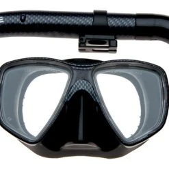 Mirage Watersports Mirage Carbon BLACK Silicone Mask And Snorkel Set
