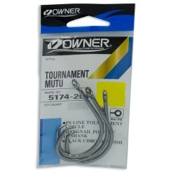 Owner Hooks & Tackle Owner Mutu Tournament Circle Hooks (Model 5174)