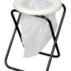 Companion Brands Portable Folding Toilet With Disposable Bags
