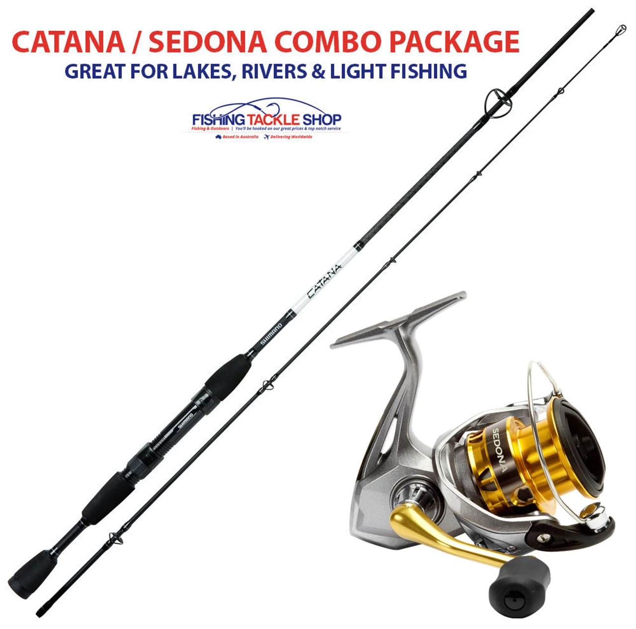 Shimano Fishing Rod 7 Foot Catana With Shimano Sedona Reel 4 Shimano Fishing Rod 7 Foot Catana With Shimano Sedona Reel - Image 2