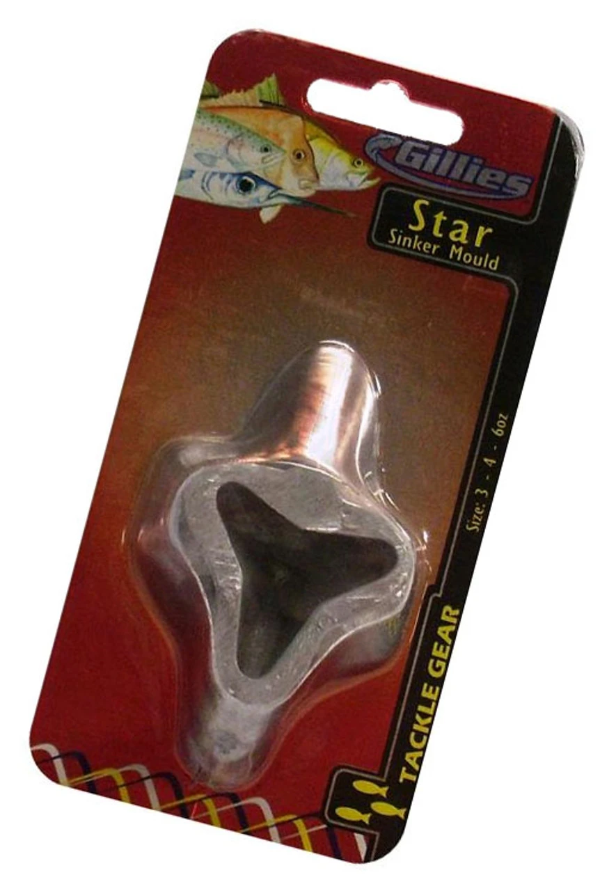 Gillies Star Sinker Mould 3 Gillies Star Sinker Mould