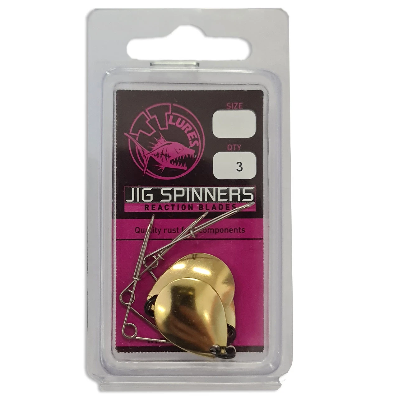 TT Lures TT Jig Spinners (Packet Of 3) 5 TT Lures TT Jig Spinners (Packet Of 3) - Image 3