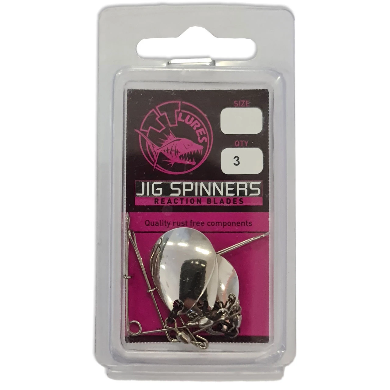 TT Lures TT Jig Spinners (Packet Of 3) 6 TT Lures TT Jig Spinners (Packet Of 3) - Image 4