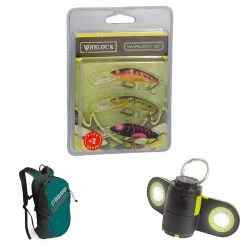 PENN Warlock Estuary Lure Pack + FREE Roman Active Backpack Black & XMD150 Lantern