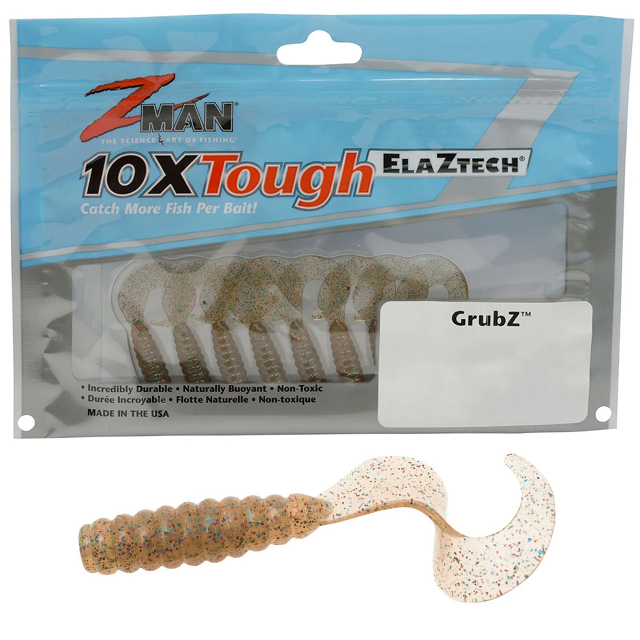 Zman Grubz 2 Inch Soft Plastic Lures 3 Zman Grubz 2 Inch Soft Plastic Lures